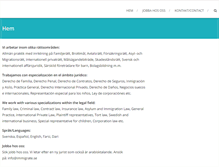 Tablet Screenshot of immigrate.se